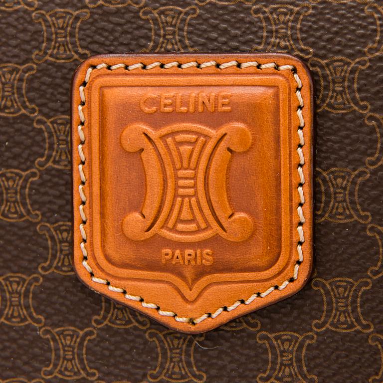 CÉLINE Vintage Macadam Duffel 50 Bag.