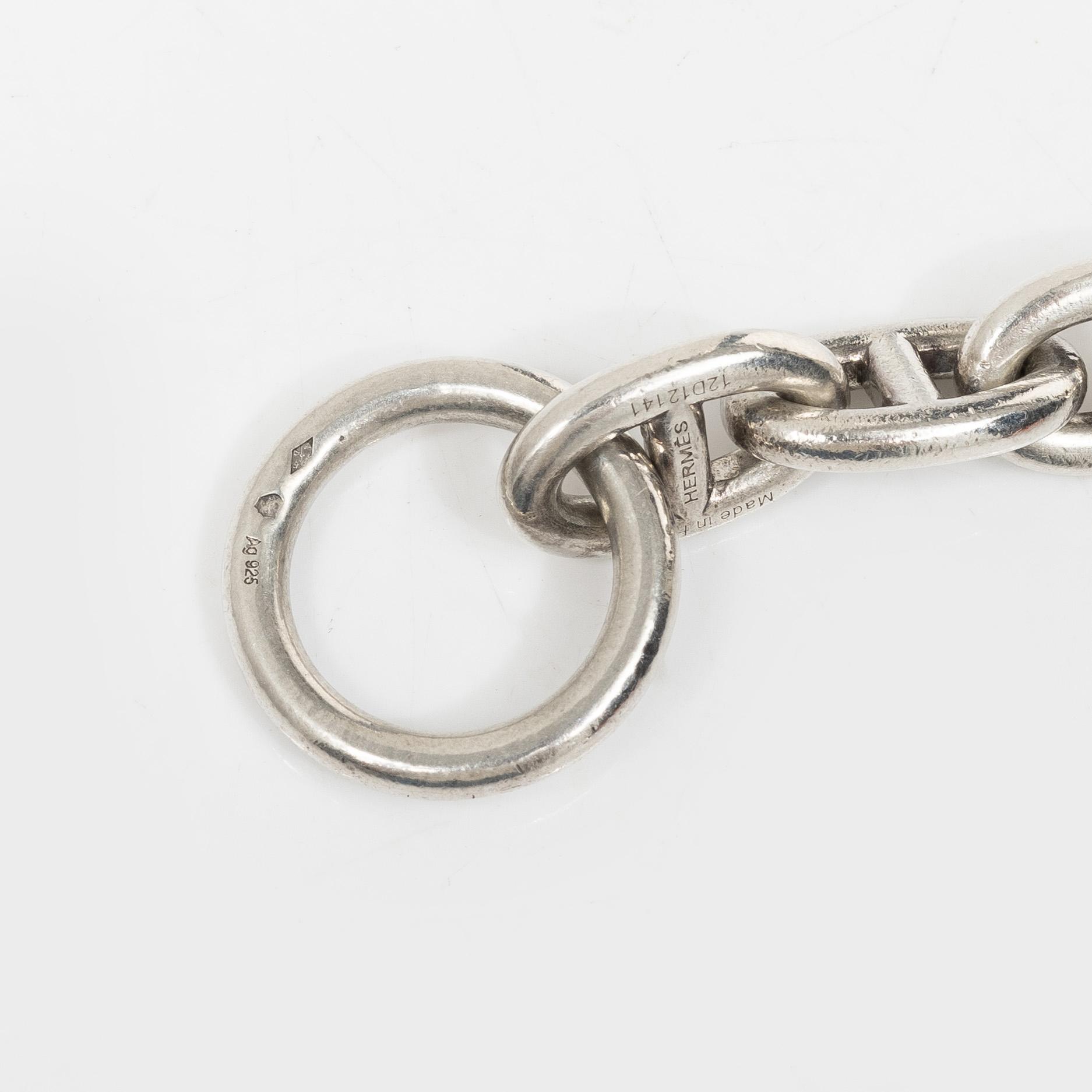 Hermès, armband, "Chaîne d'Ancre", Sterling silver.