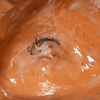 Wall mask, Goldscheider, Vienna 1930s, model 6911.