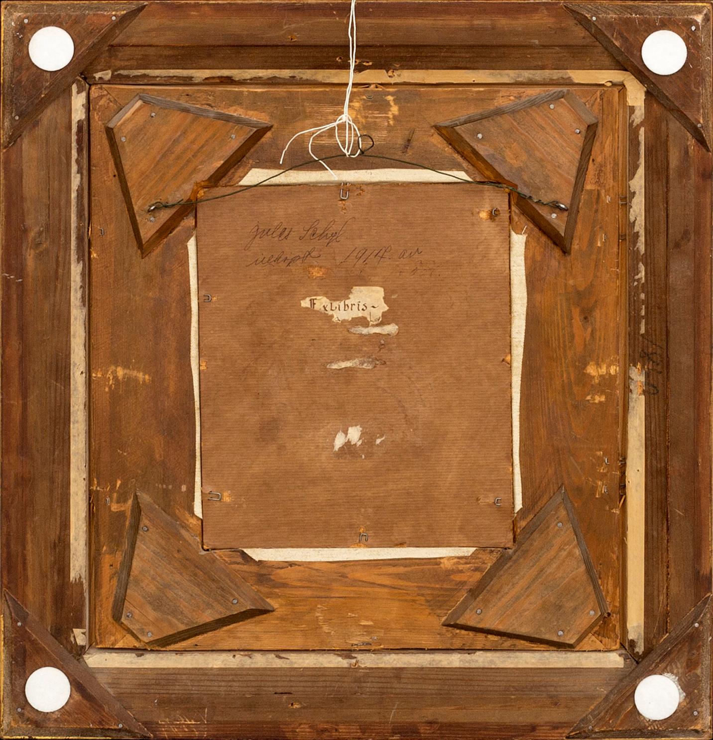 JULES SCHYL, a signed oilpainting on board.