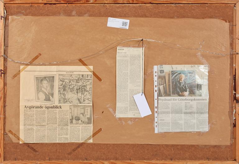 KNUT IRWE, olja på duk, signerad.