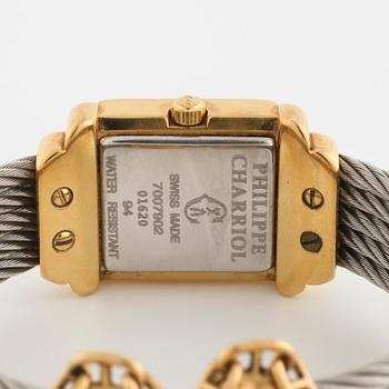 PHILIPPE CHARRIOL, armbandsur, 19,5 x 18 (30) mm.