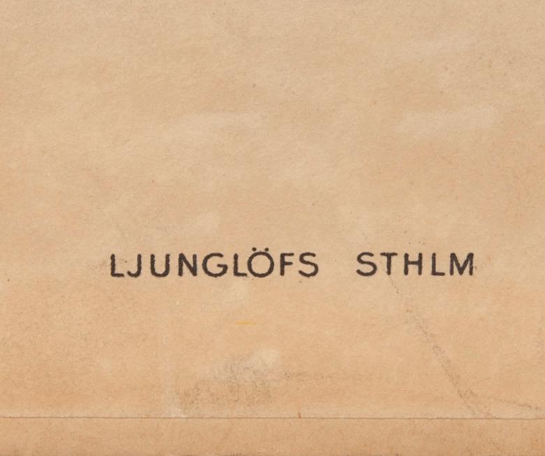 SKOLPLANSCHER, 2 st, Ljunglöfs STHLM, 1900-talets mitt.