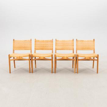 Hans J. Wegner, stolar 4 st modell "CH31", Carl Hansen & Son, Danmark 1900-talets senare del.