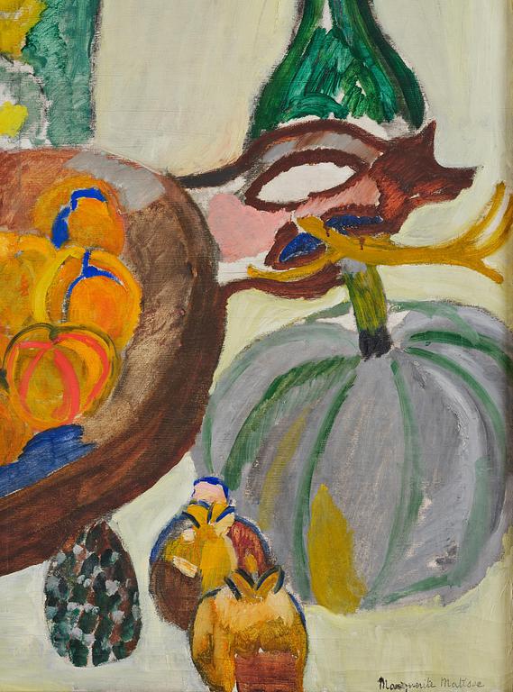 Marguerite Matisse, Still life with fruits.