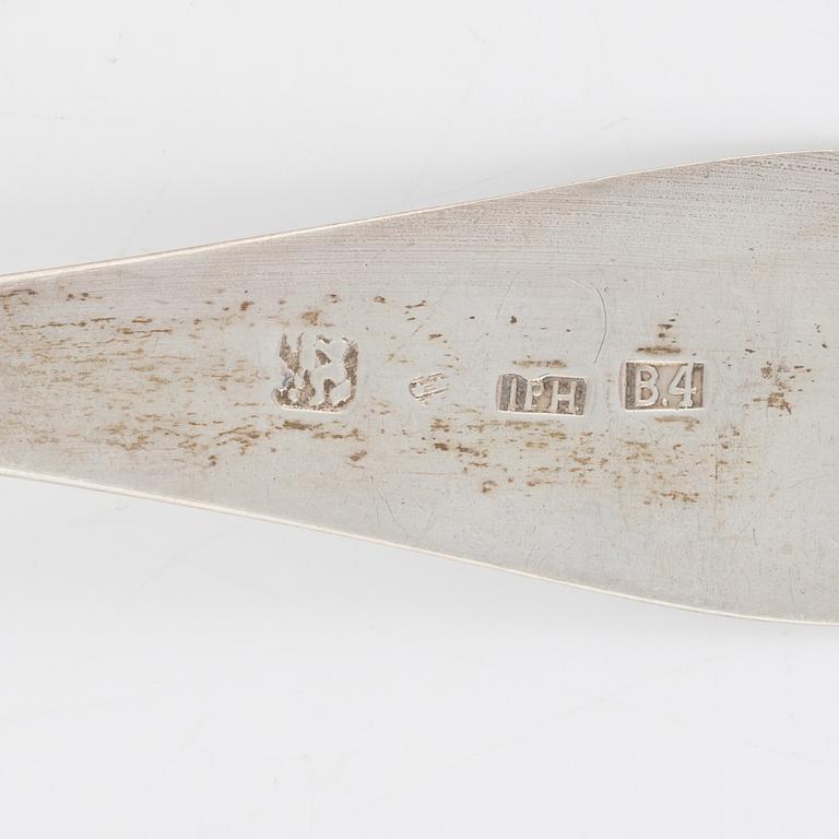 A set of  Silver Spoons, including Andreas Isberg, Skänninge 1814 (8 pieces).
