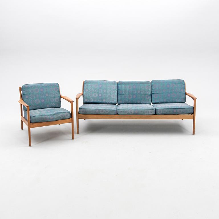 Sofa and armchair, DUX/Fagas 1960s.