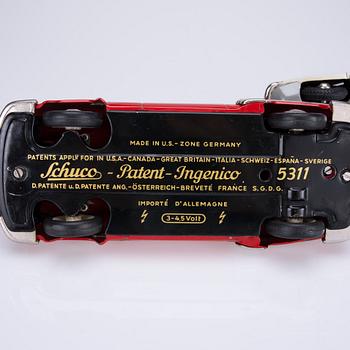 LEKSAKSBILAR, 2 kpl, Schuco och Tipp & Co., Tyskland 1950-60-tal.