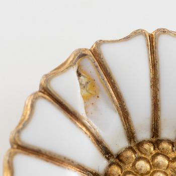 A brooch and a pair of earrings "Daisy", Anton Michelsen.