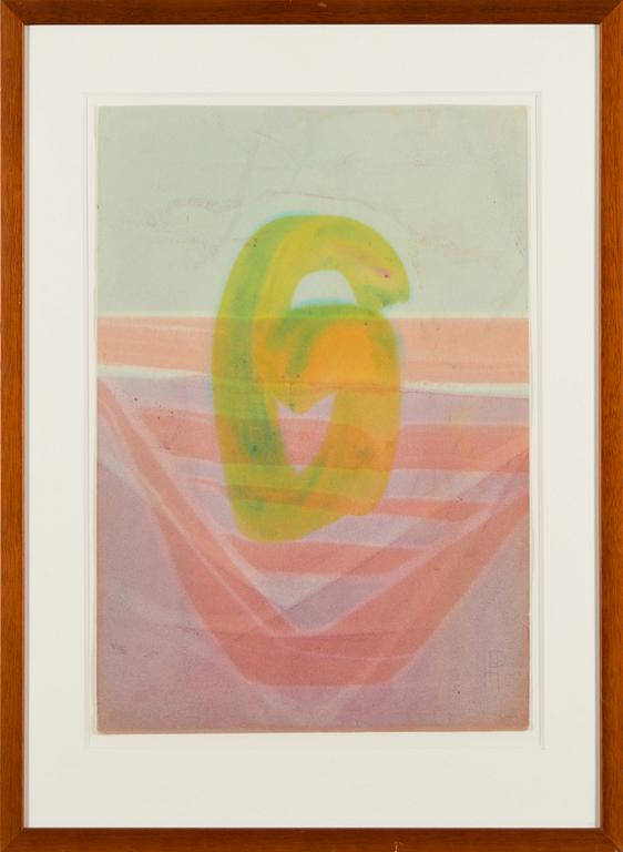 water colour, signed and dated -29.