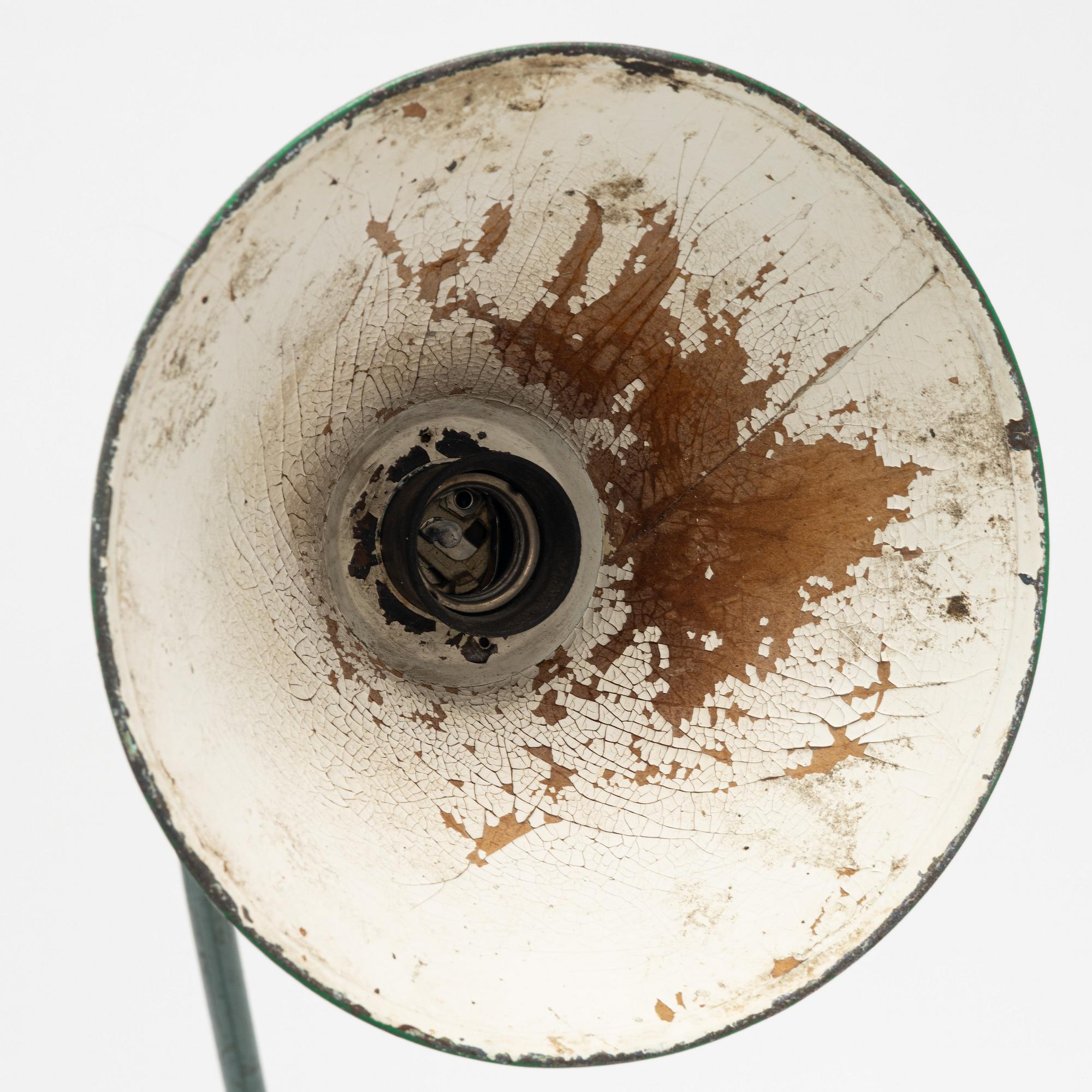 Johan Petter Johansson, industrilampa, "Triplex-pendel". Asea, 1900-talets mitt.