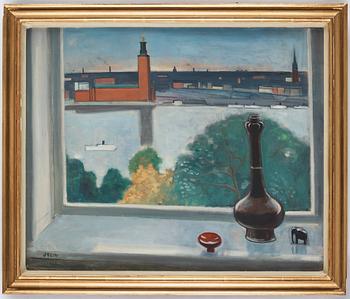 Einar Jolin, "Fönsterutsikt, Stockholm".