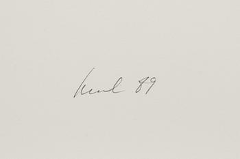 RAUL MEEL , färgserigrafi, signerad och numrerad 14/50, daterad -89.