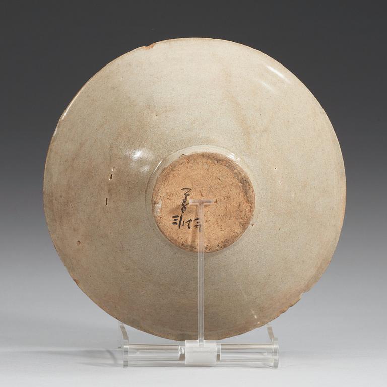 A celadon bowl, Song dynasty (960-1279).