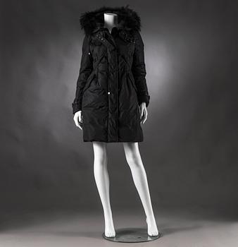 A Moncler down coat, size 2.