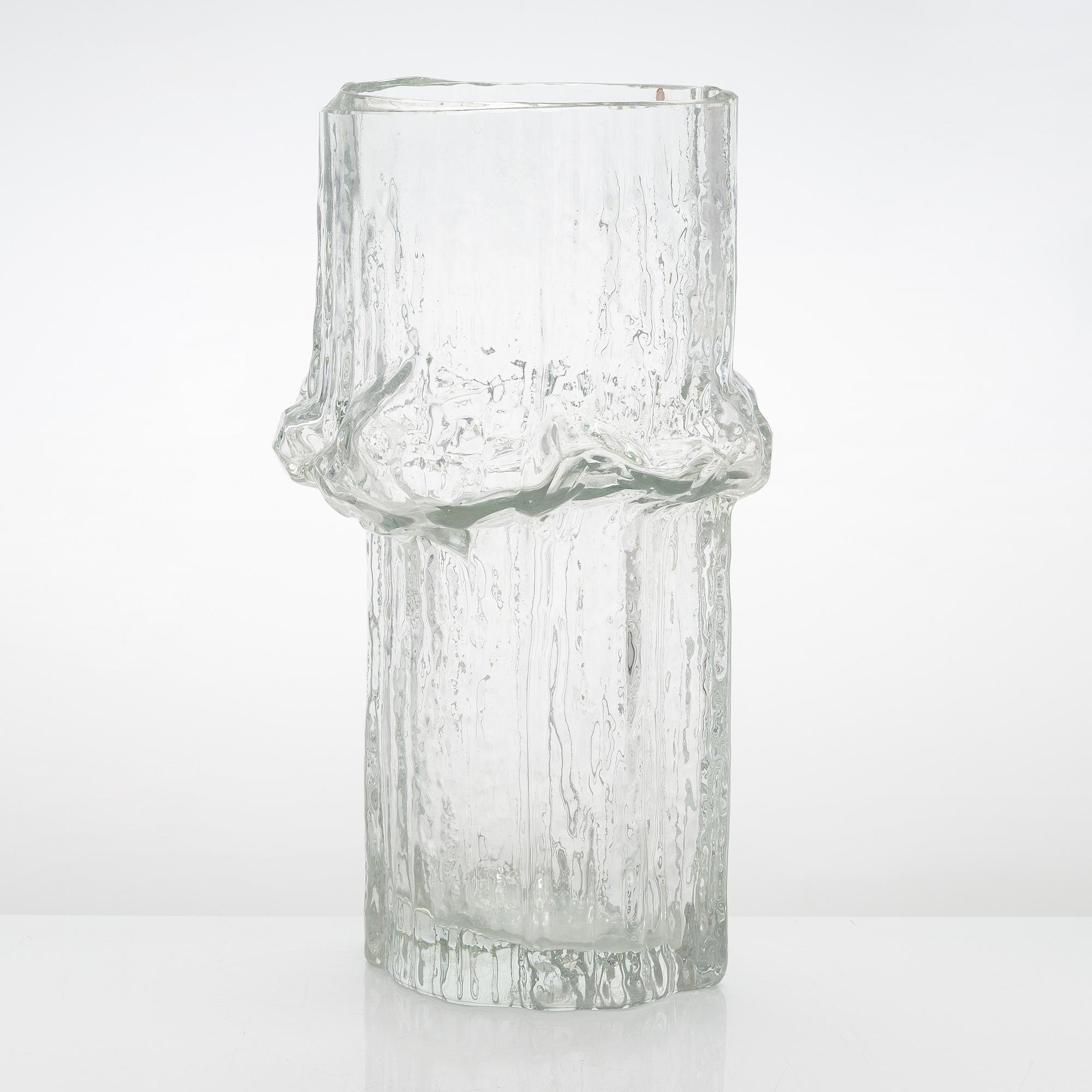 Tapio Wirkkala,  vas, glas, "Alpina", signerad Tapio Wirkkala 3546. Iittala, 1967-74.