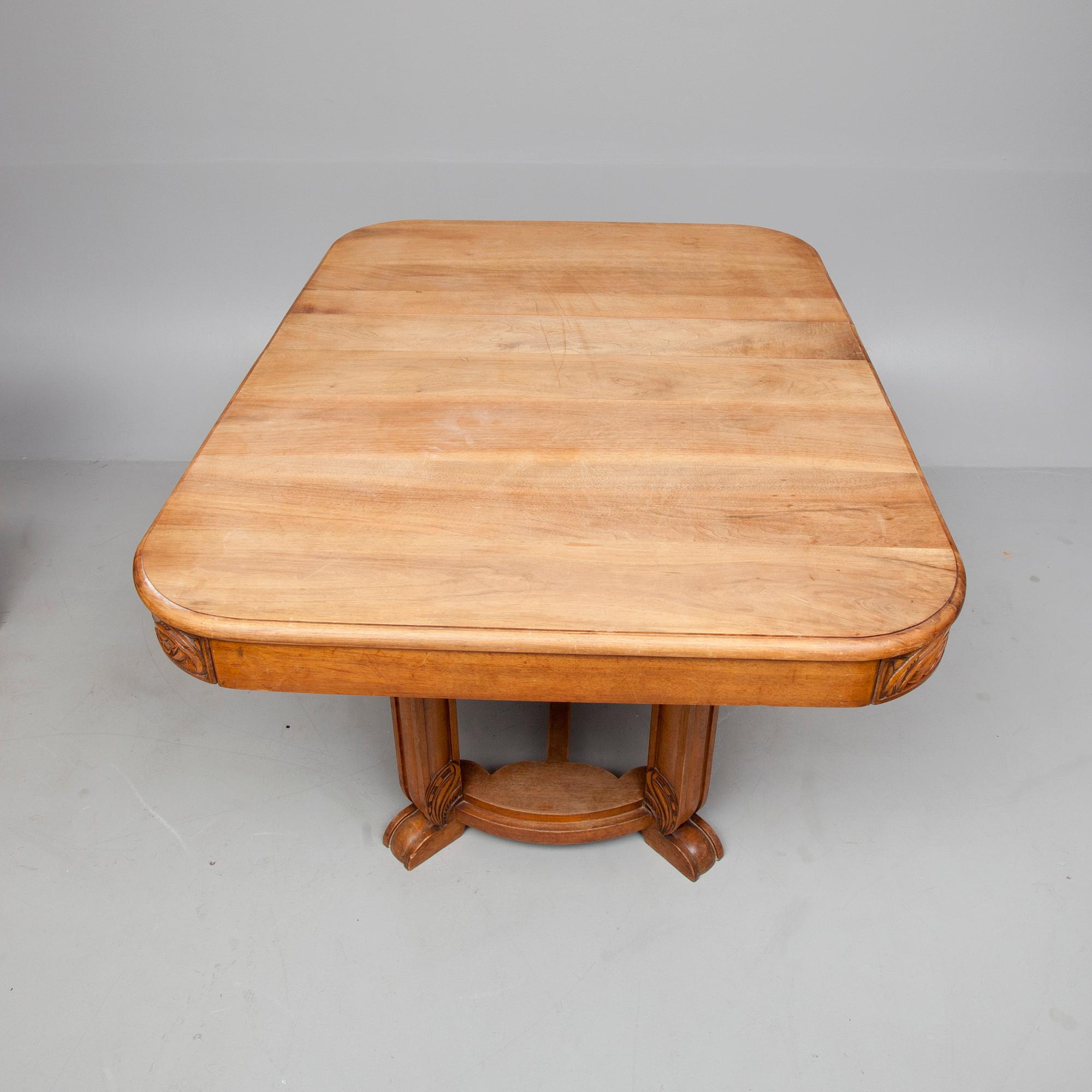 MATBORD och STOLAR, 6 st, art déco, 1930-tal.