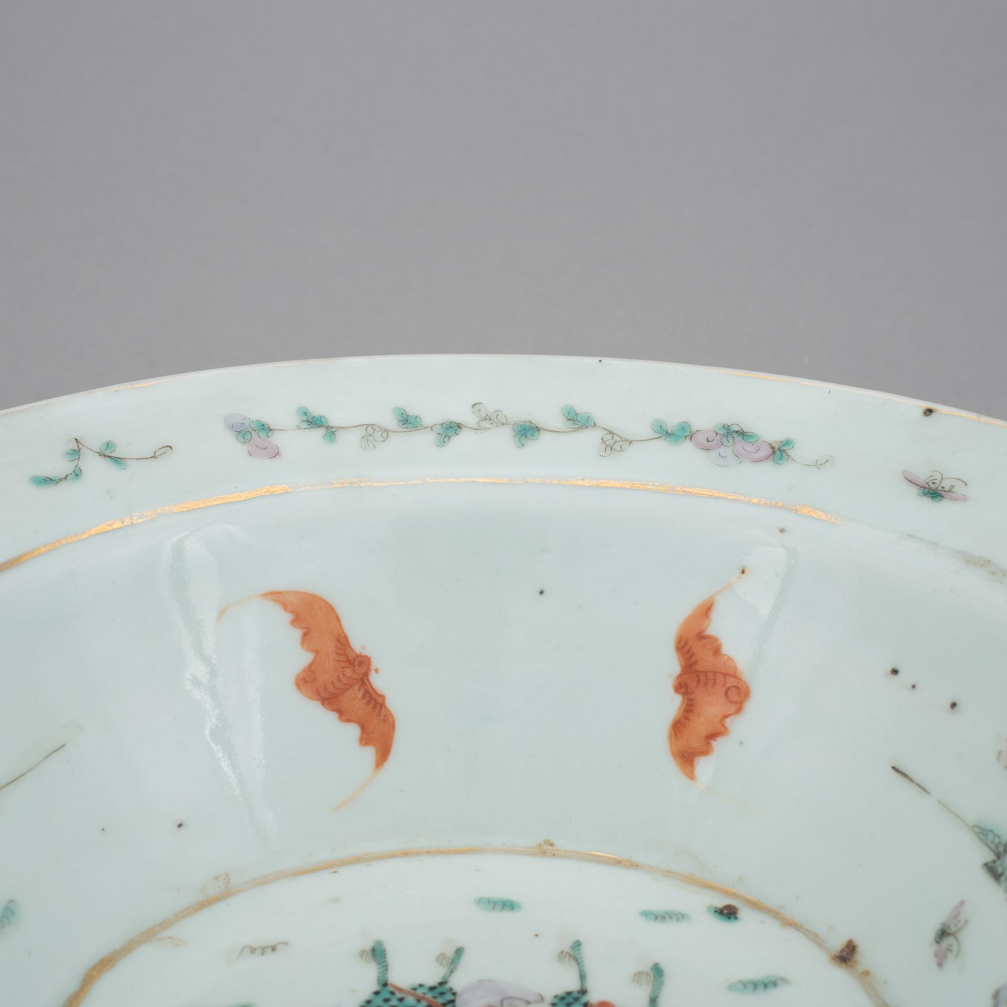 HANDFAT, porslin, Kina, 1900-tal.