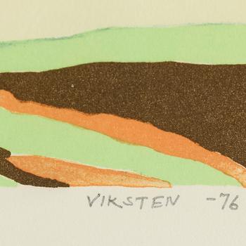 HANS VIKSTEN, Färglitografier, 3 st, signerade.