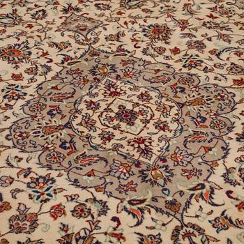 A CARPET FROM KASHAN,  around 346 x 249 cm.