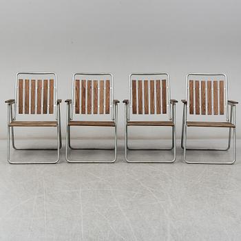 A five-piece suite of garde furniture, second half of the 20th Century.