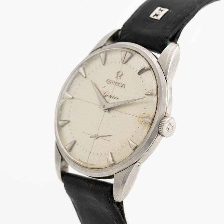 Omega, Genève, "Cursive Genève", wristwatch, 36 mm.