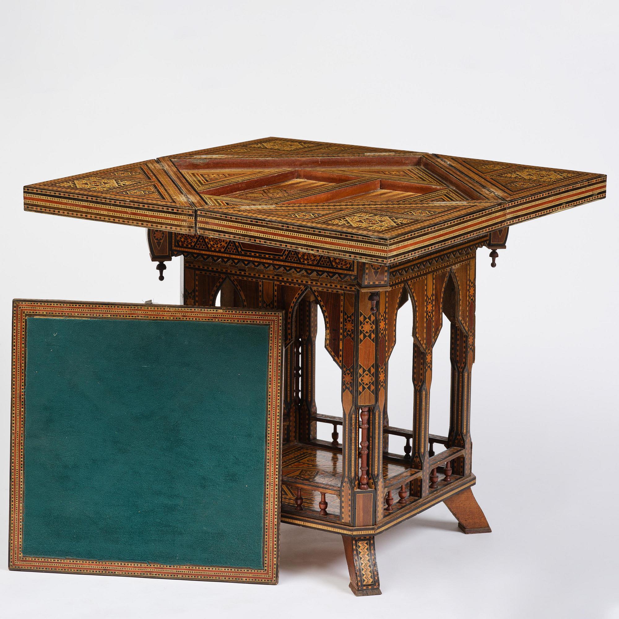 Spelbord, Damaskus Syrien, omkring år 1900.