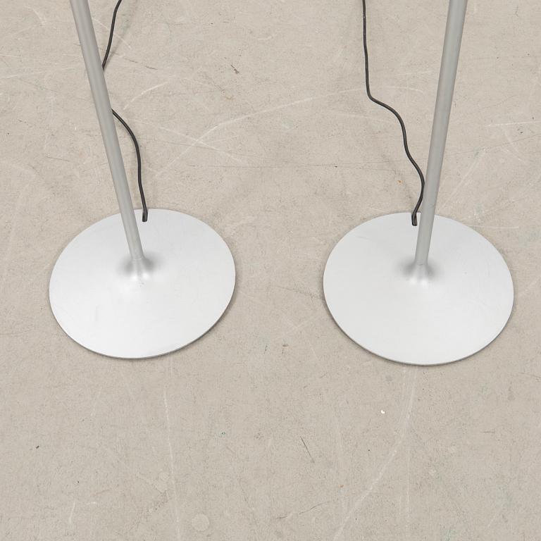 Philippe Starck, a pair of "Romeo soft" floor lamps for Flos, late 20th century.