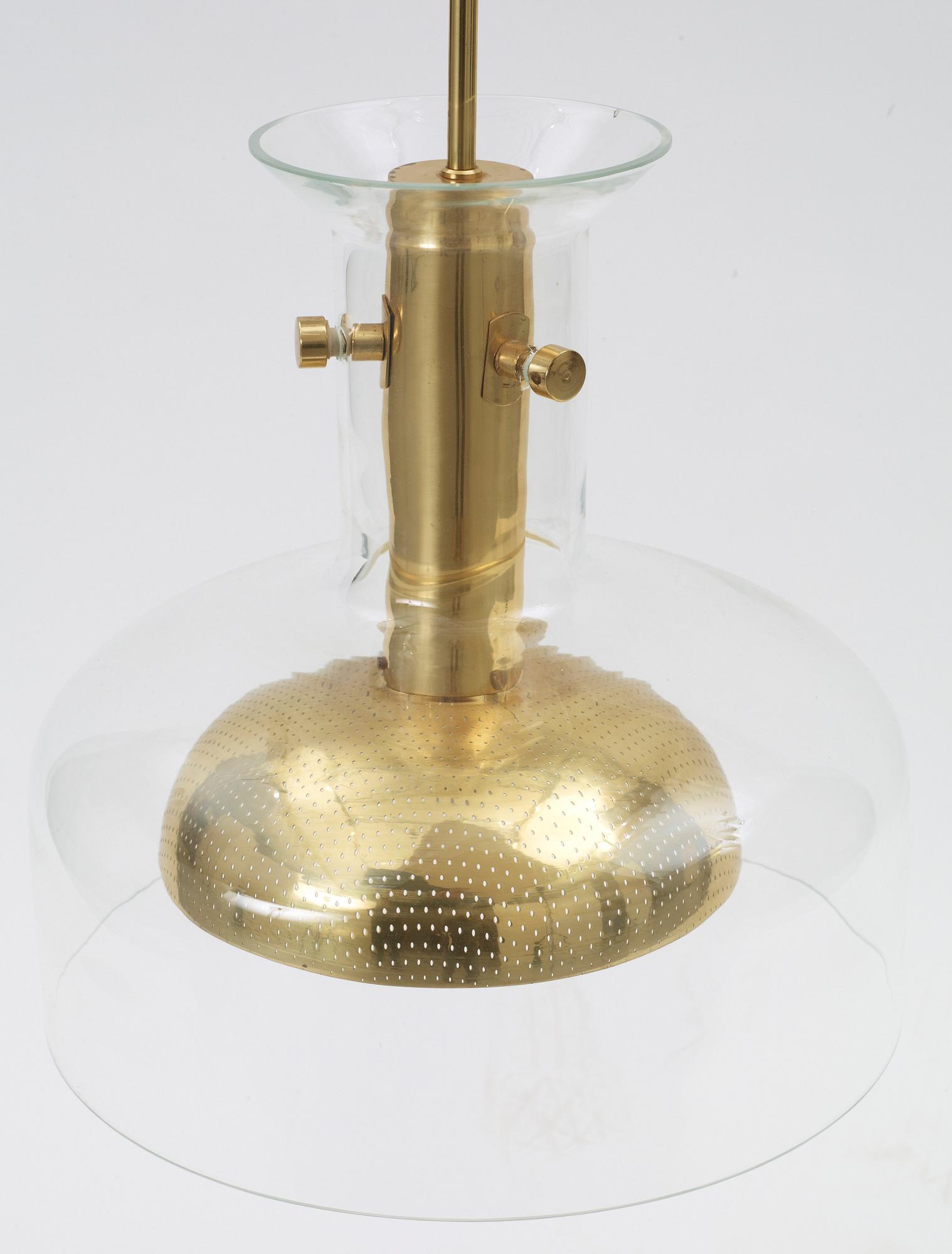 TAKLAMPA, "Crystal", Anders Pehrson, Atelje Lyktan, 1970-tal. H 45.
