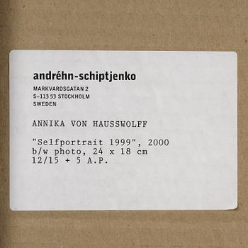 Annika Elisabeth von Hausswolff, "Selfportrait 1999".