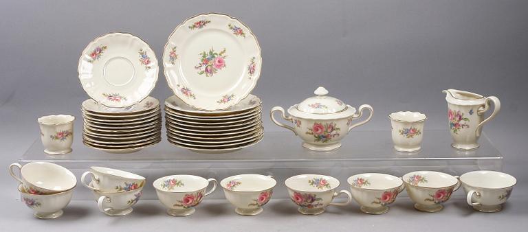KAFFESERVIS, 26 delar, porslin, "Regina" Rosenthal.