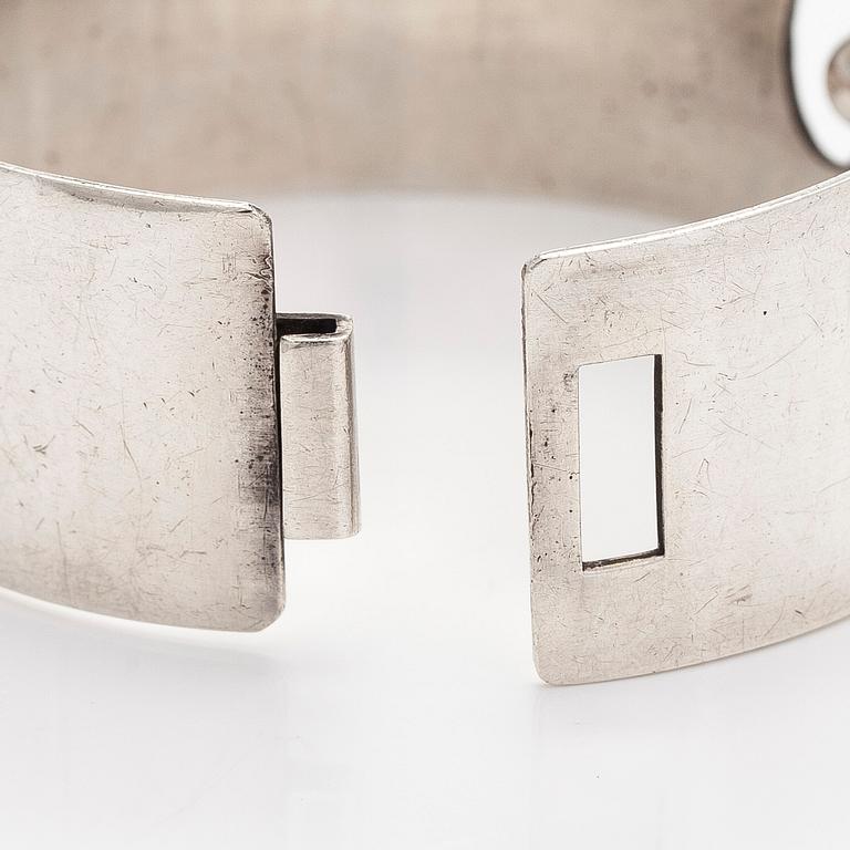 Heikki Kaksonen, a silver bracelet, Kaunis Koru, Helsinki 1962.