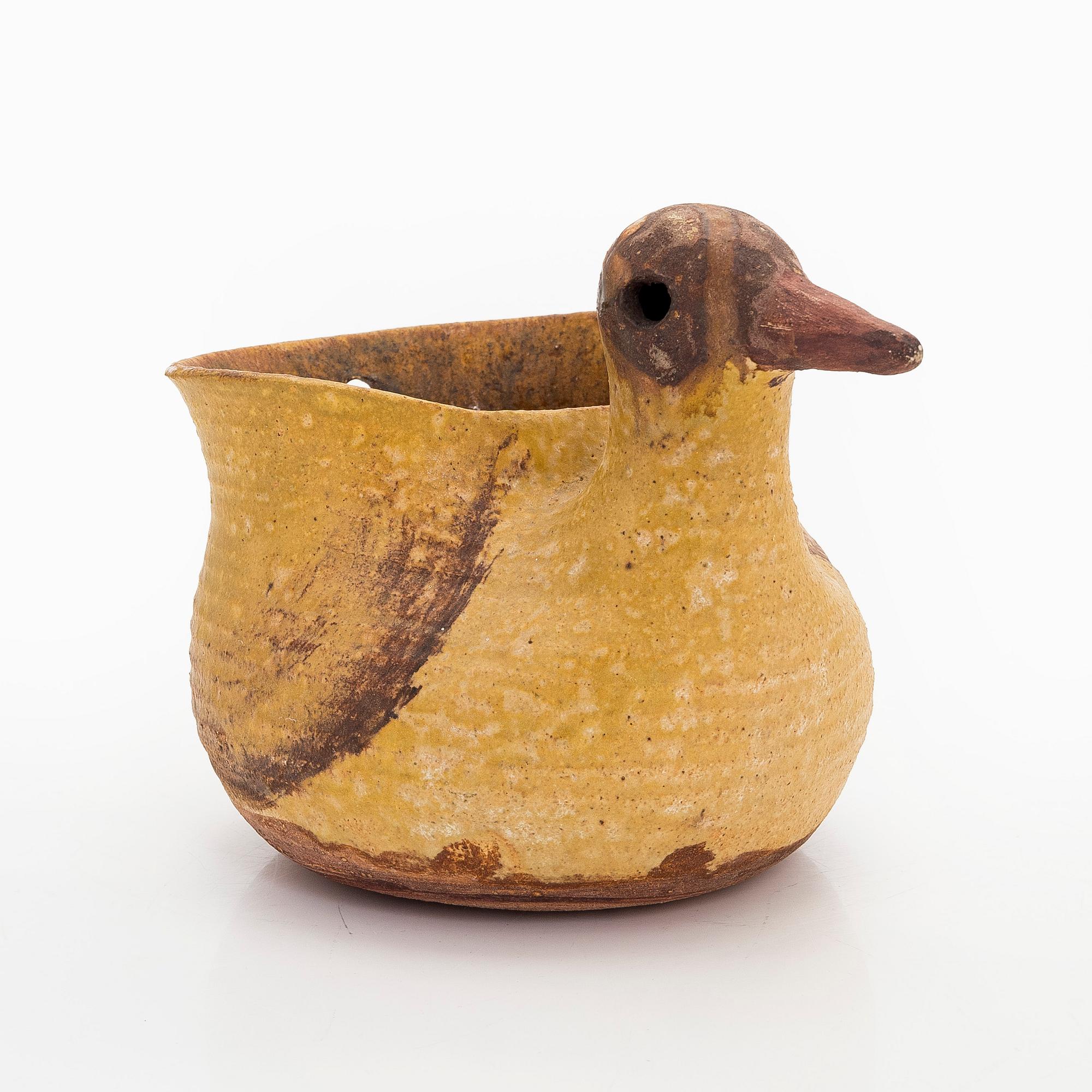 Teemu Luoto, A ceramic sculpture, signed and dated -75.