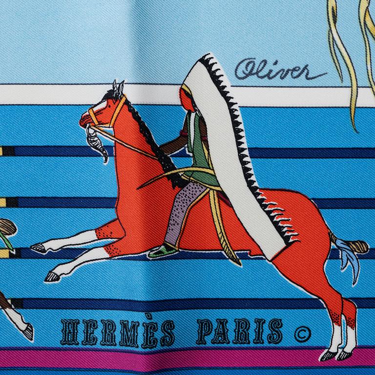 Hermès, scarf, "Pani La Shar Pawnee".