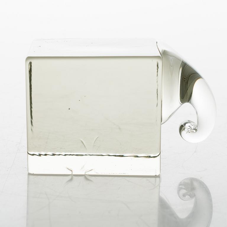 OIVA TOIKKA, glass sculpture signed O.Toikka Nuutajärvi Notsjö -65 Finland.