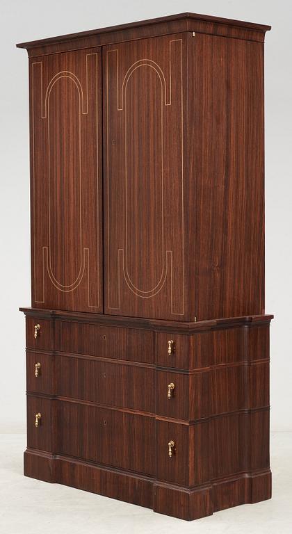 An Axel Bäck palisander cabinet, Eksjö 1949.