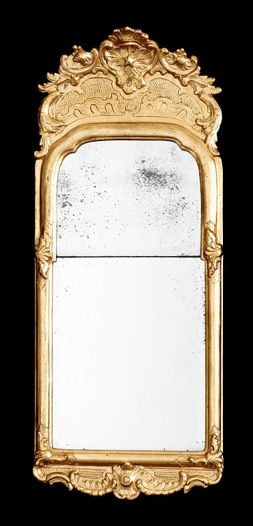 SPEGEL. Stockholmsarbete, 1700-talets andra hälft. Rokoko.
