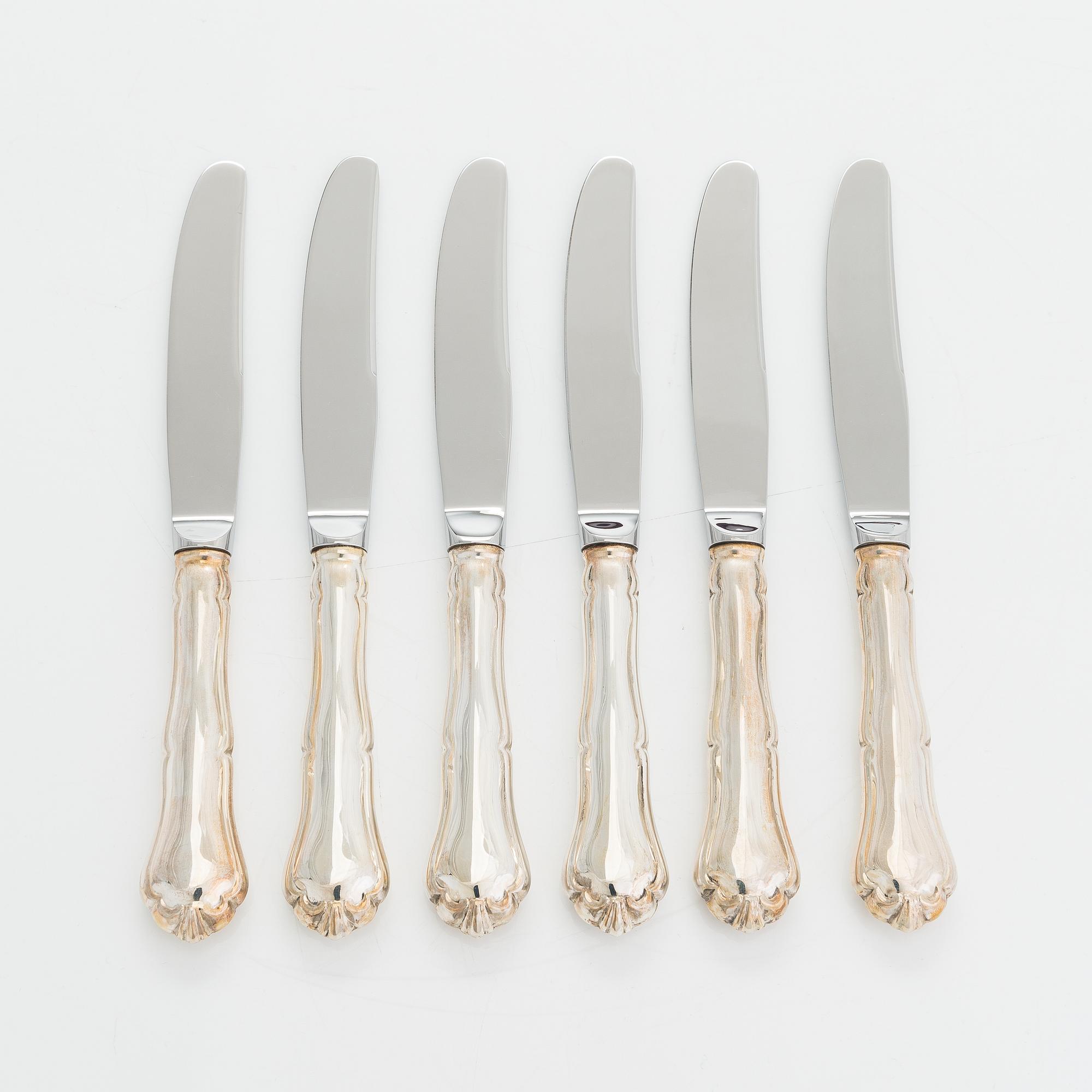 Bestickuppsättning, 18 delar, "Chippendale", Finland 1994.