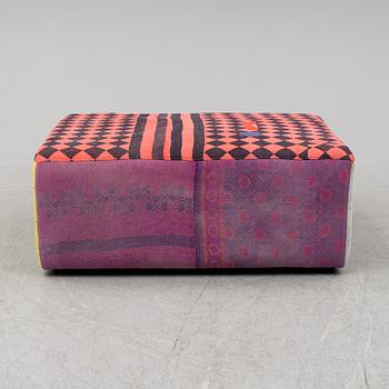 HAY, puff, "antique quilt ottoman".