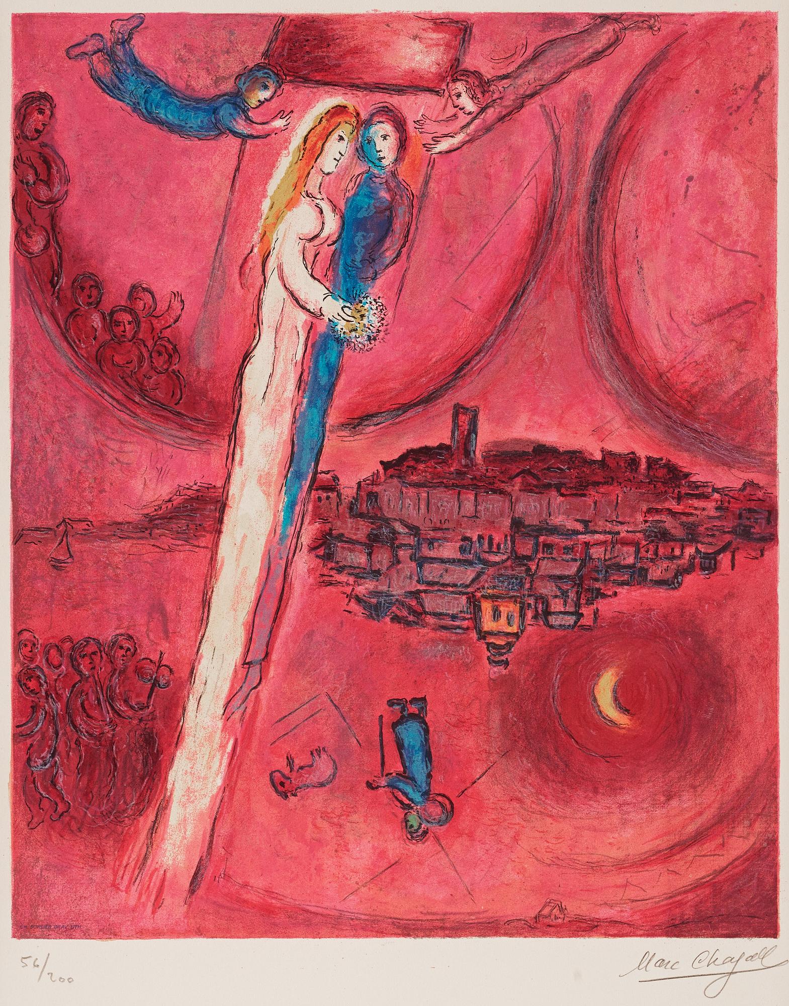 Marc Chagall (Efter), "Le cantique des cantiques".