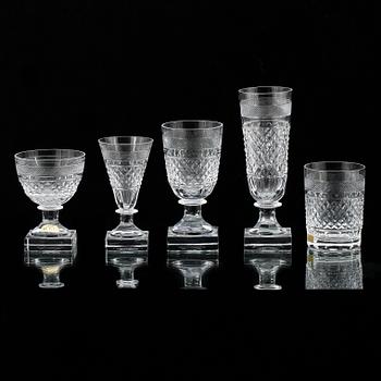 GLASSERVIS, 88 delar, "Kent", Kosta.