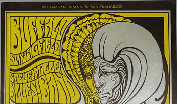 Wes Wilson, concert posters, a pair, West Coast Lithograph, 1967.