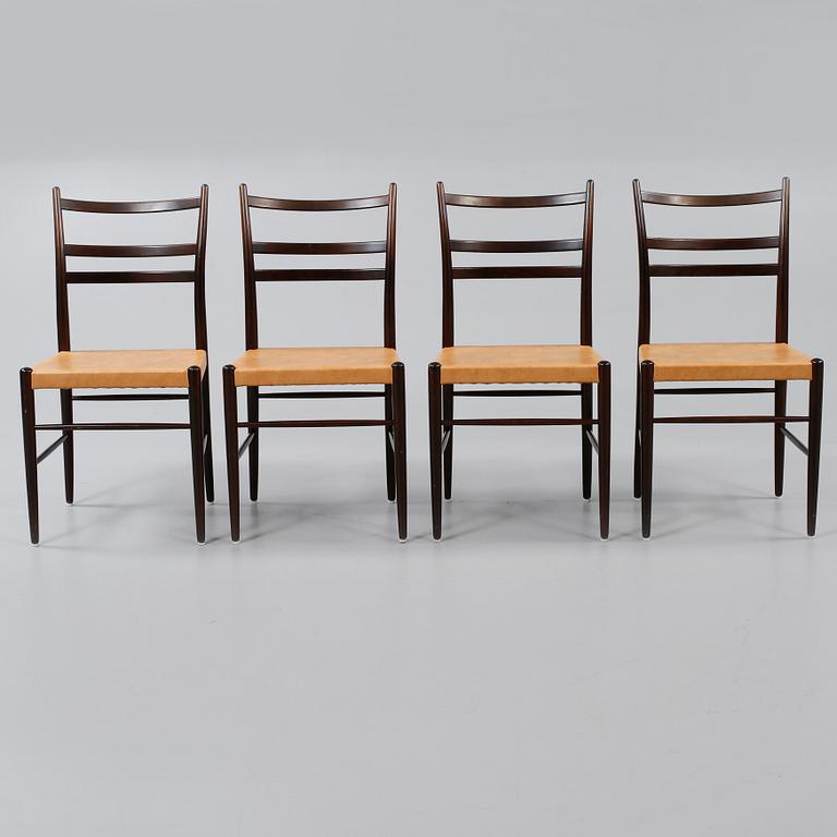 STOLAR, 4 stycken, "Gracell", Yngve Ekström, Gemla möbelfabrik, 1900-talets andra hälft.