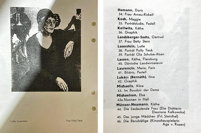 Exhibition catalogue, "Die Frau von heute," Berlin, 1929.