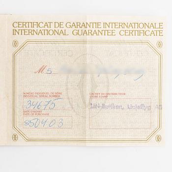 must de Cartier, Tank, wristwatch, 20,5 x 20 (28) mm.