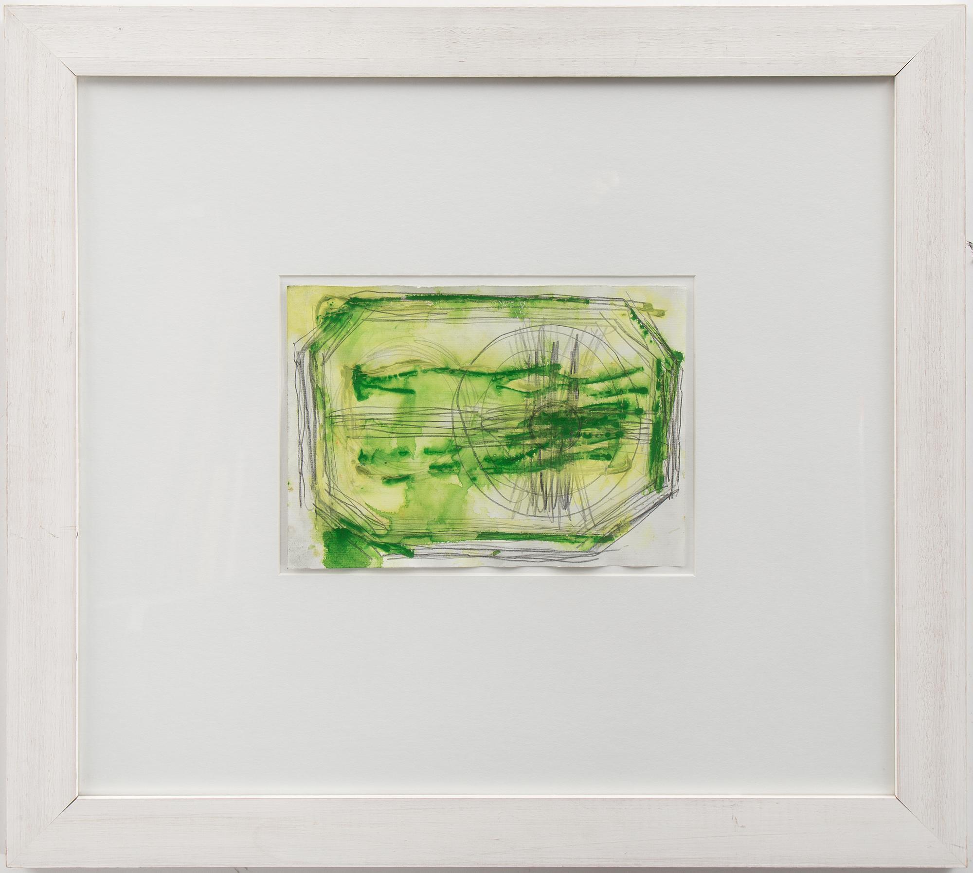 NORBERT PRANGENBERG, mixed media on paper signed and dated 1986 on verso.