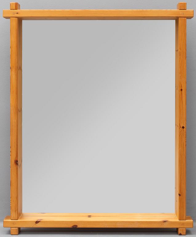 ROLAND WILHELMSSON, attributed to, a pine mirror, 1960s-70s.