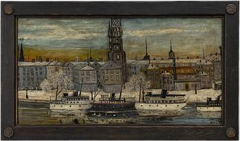 Swedish artist, 20th century, Riddarholmen, Stockholm.