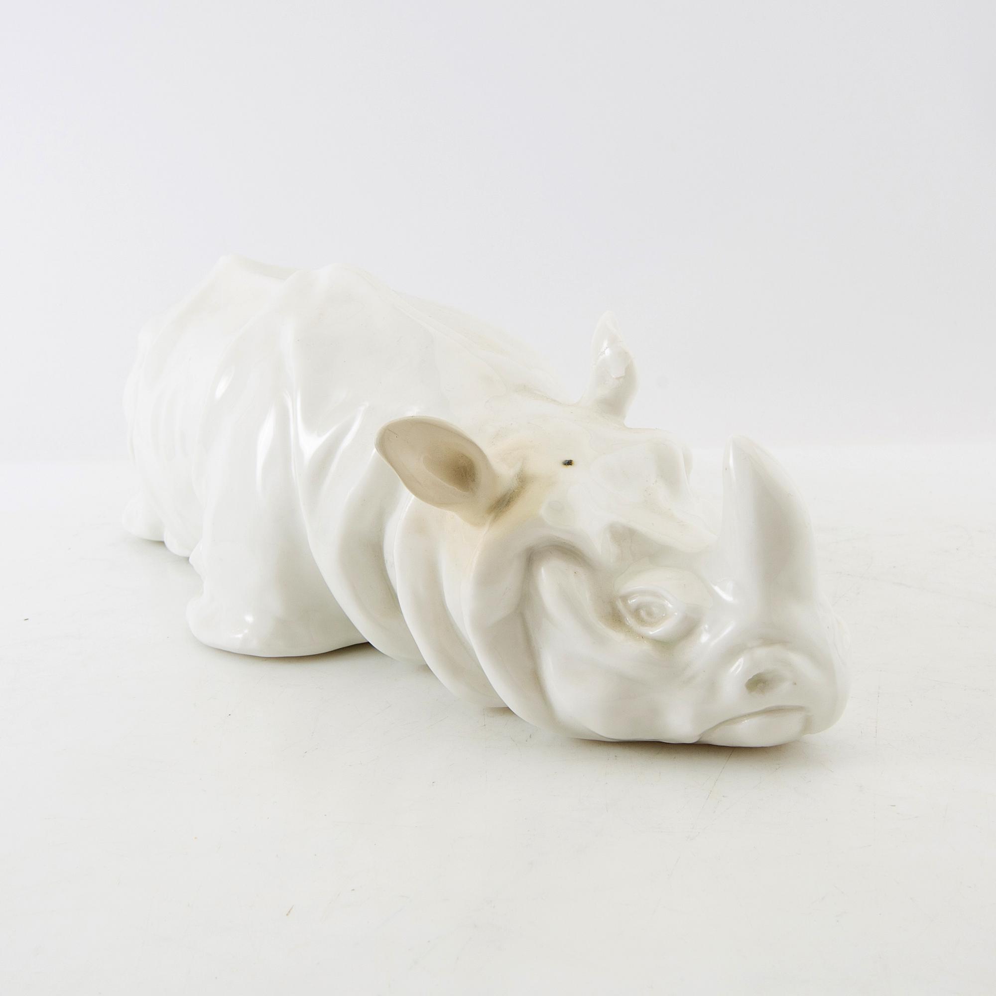 Figurine, Rörstrand, probably Waldemar Lindström, early 20th century.