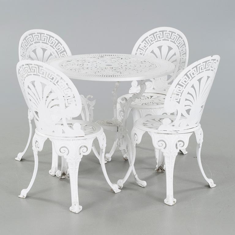 TRÄDGÅRDSGRUPP, 5 delar, 1900-talets andra hälft.